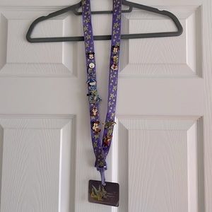 Disney Lanyard with pins included